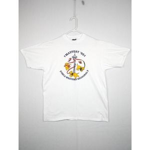 Oneita Adult XL Vintage Mayfest Golden Retriever Club Seattle Washington T-Shirt